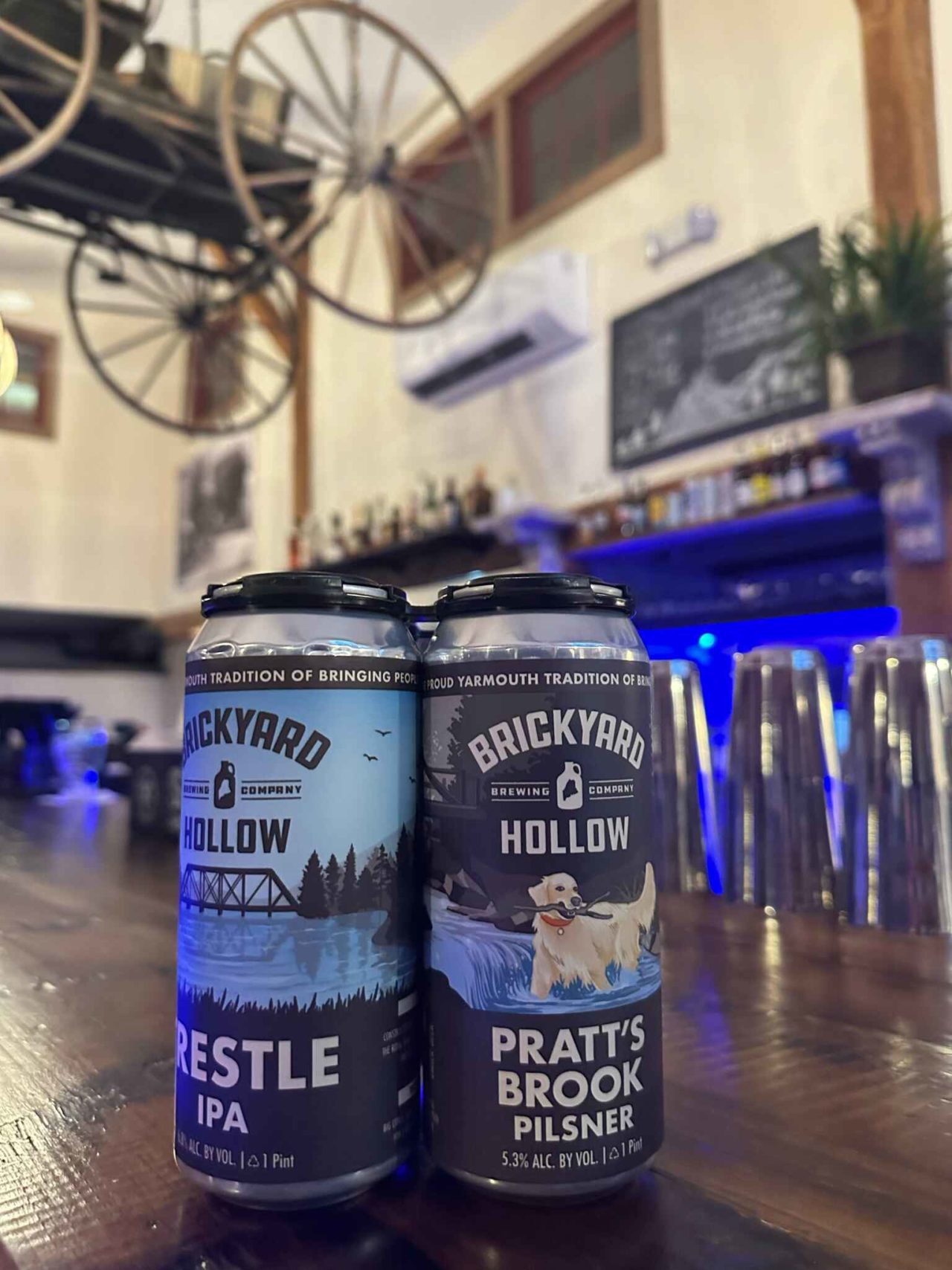 Eustis, Maine Brewery & Craft Pizza Brickyard Hollow