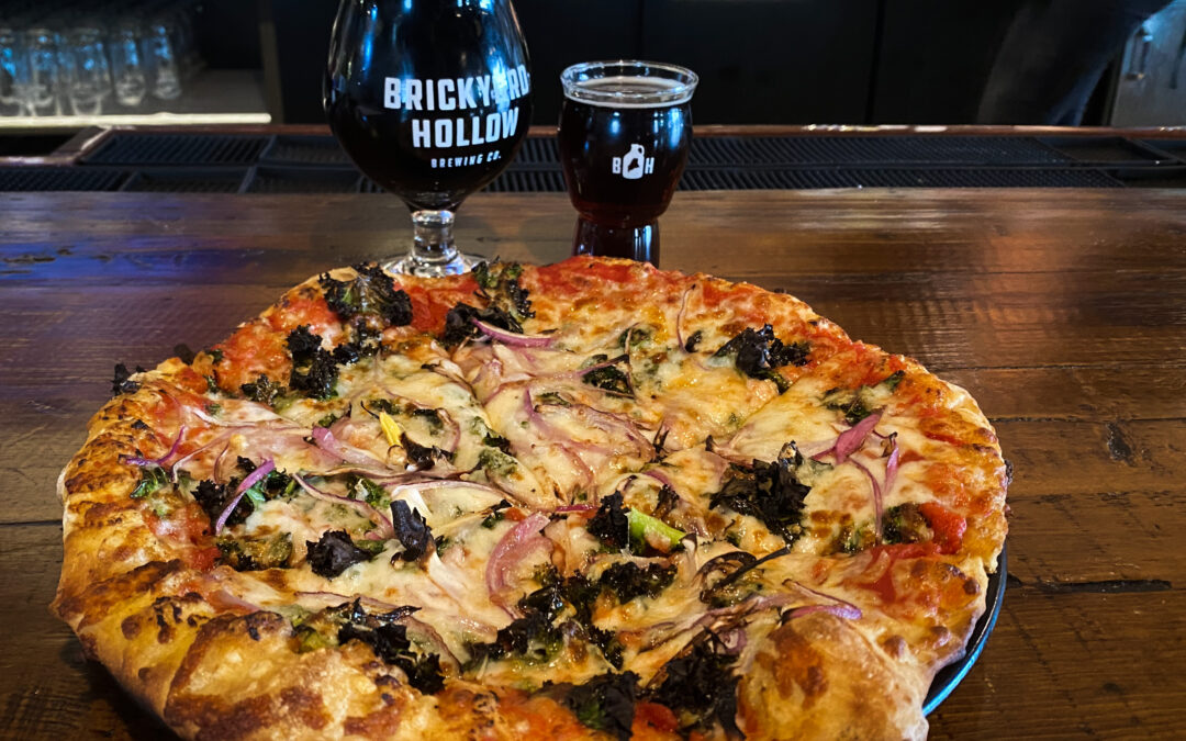 Beer and pizza, need we say more?